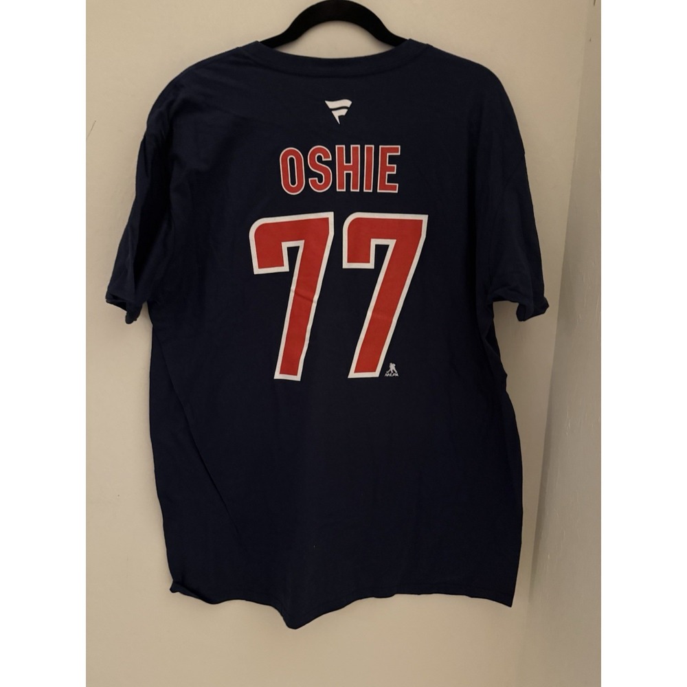 TJ Oshie -Washington Capitals Men's Fanatics Player # 77 T-shirt -Size XL-NWOT